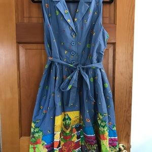 Sleeveless Button Down Market Dress ModCloth